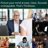 ThinkEase: frasco destacando ingredientes clave para la salud cerebral.