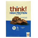 thinkThin Barra Brownie Crunch: barra proteica para saciedad prolongada