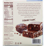thinkThin barra proteína brownie crujiente, opción IG bajo para saciedad sostenida.