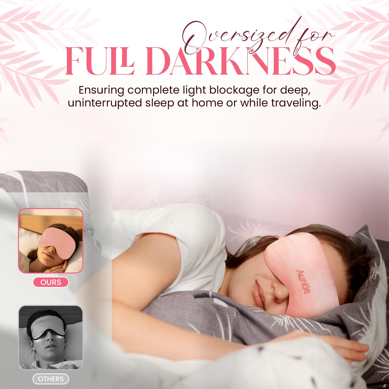 Cobertura completa oscurece la luz para descansar mejor con Thirty Something.