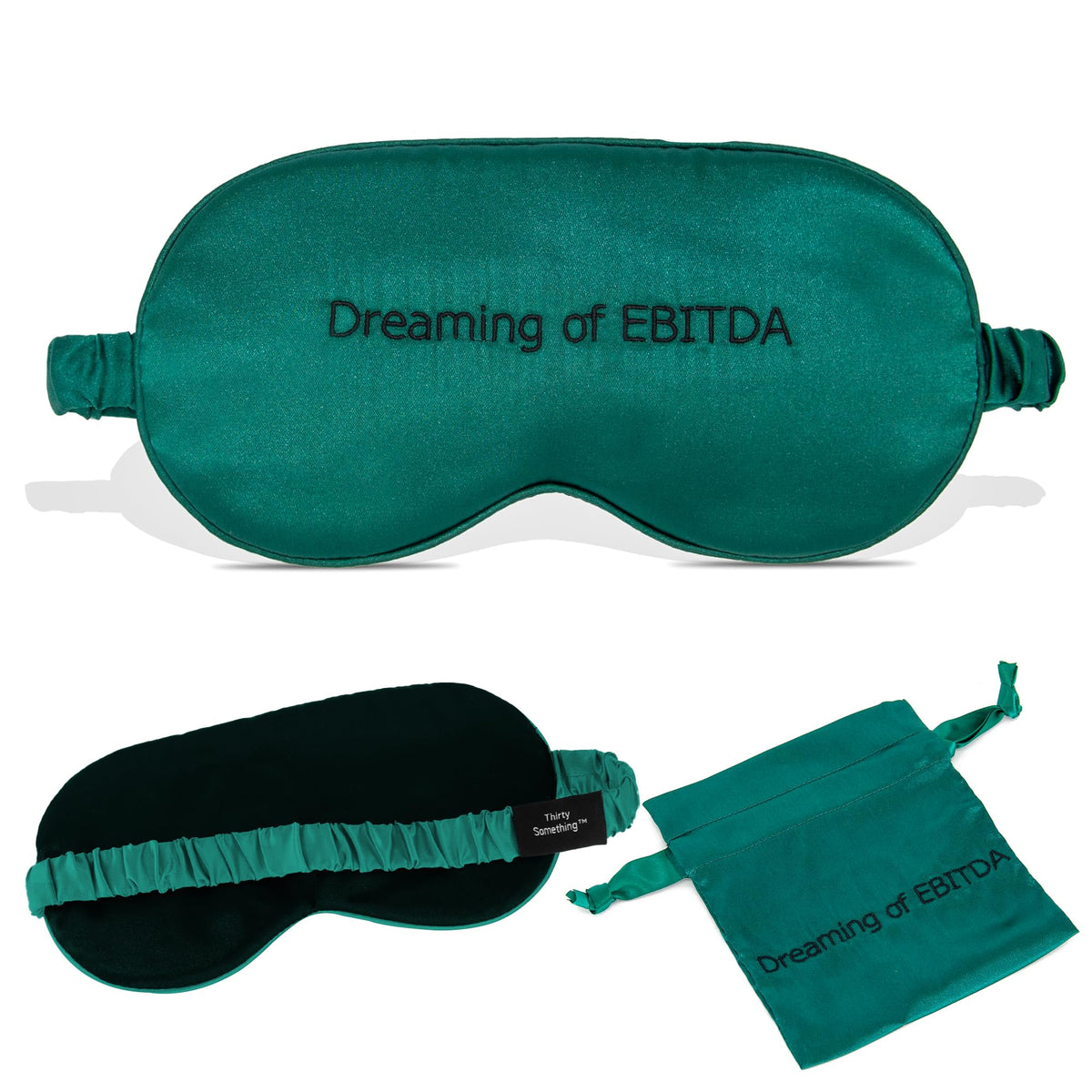Thirty Something antifaz satin extras grande, confort premium para dormir profundo