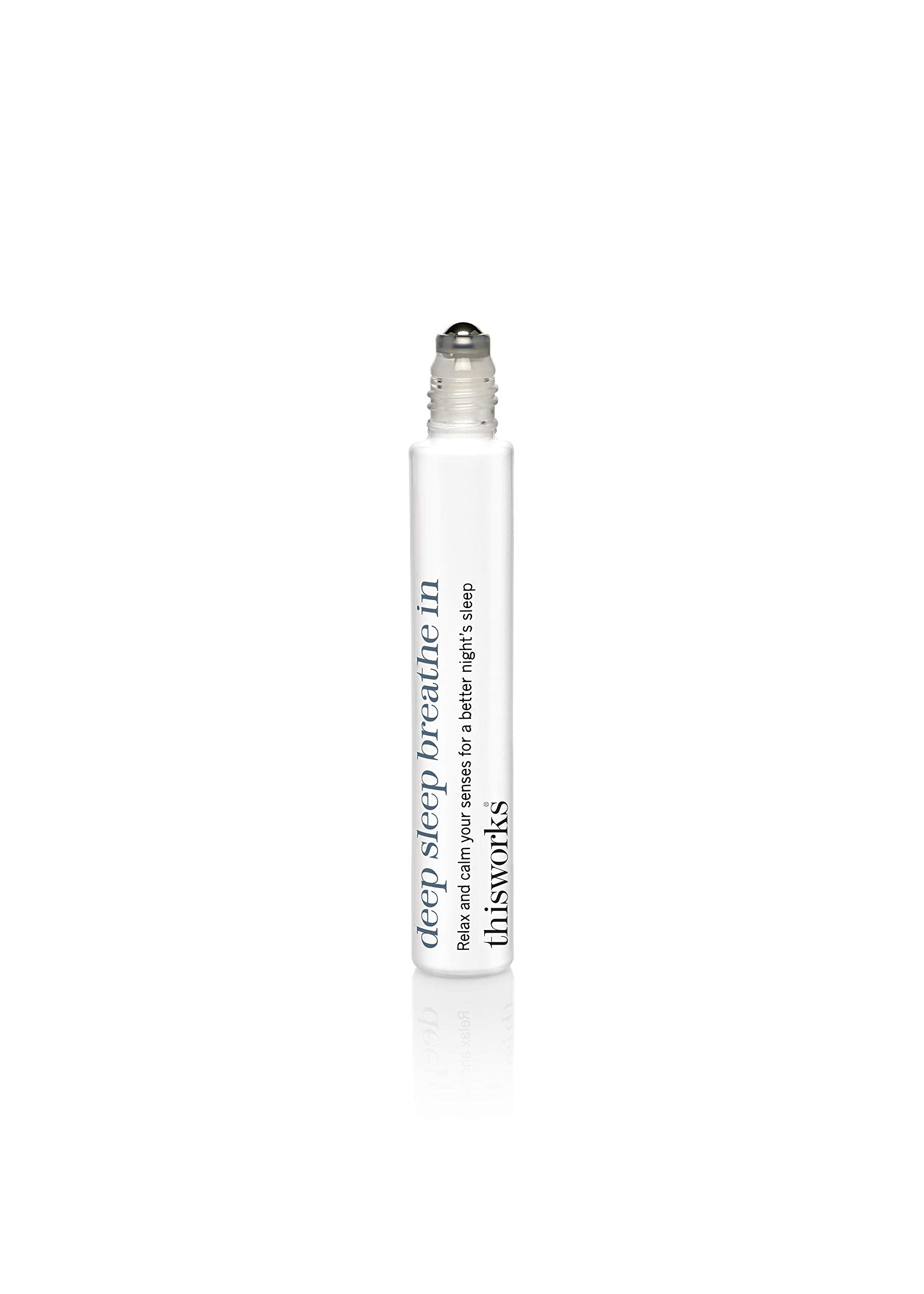 THISWORKS Deep Sleep Roll-On diseño compacto y portátil para viajes.