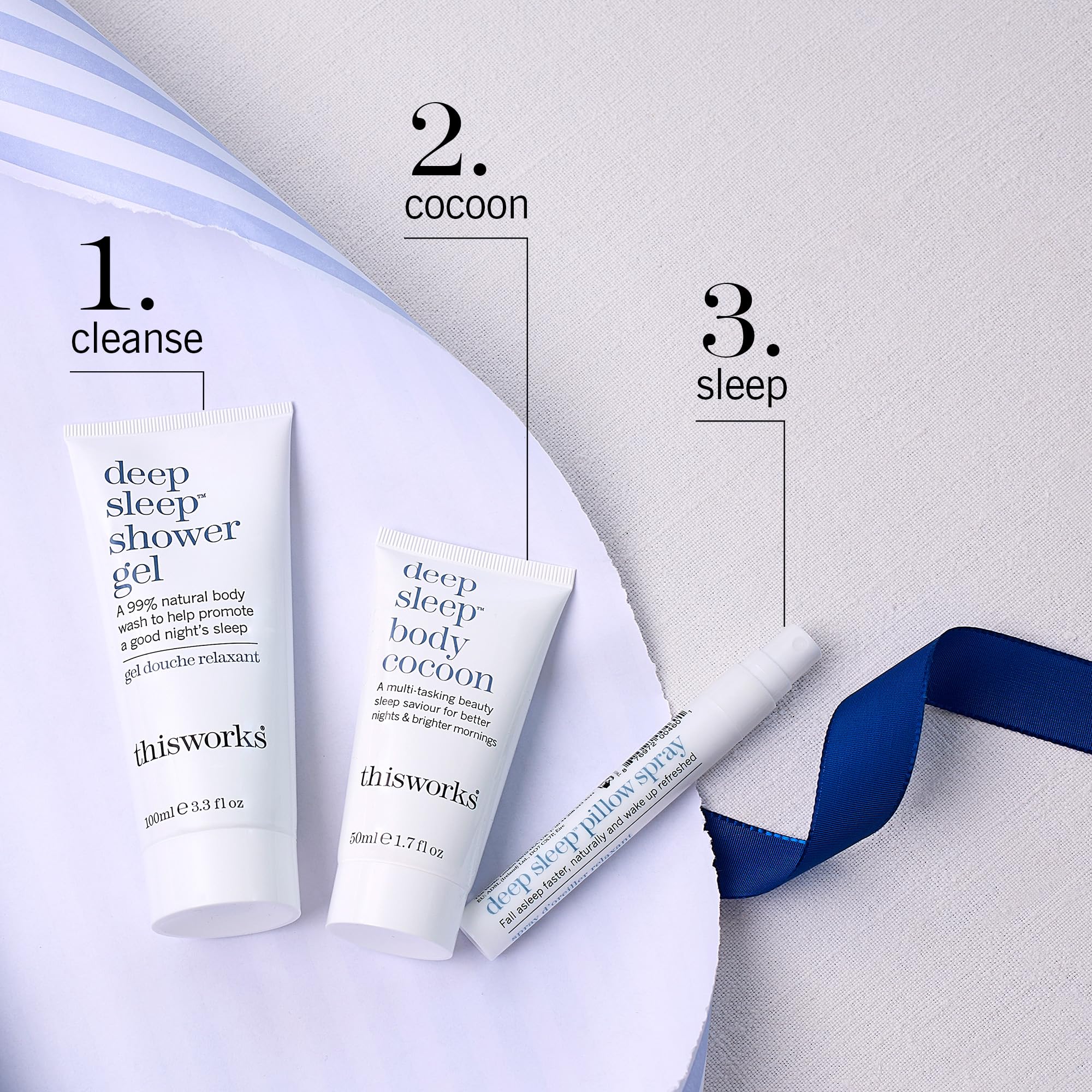 THISWORKS Sleep Retreat Box: gel de ducha lavanda camomila vetiver para experiencia relajante
