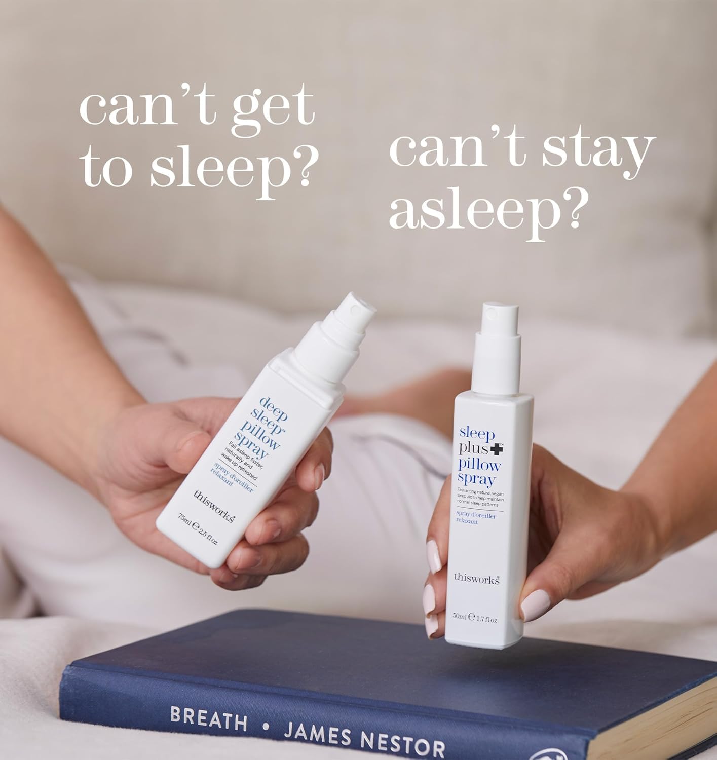 THISWORKS Sleep Plus caja exterior para almacenamiento en mesita.
