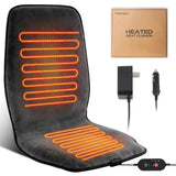 THMFHMW cobertura calefactable para asiento gris oscuro, calor envolvente para oficinas.