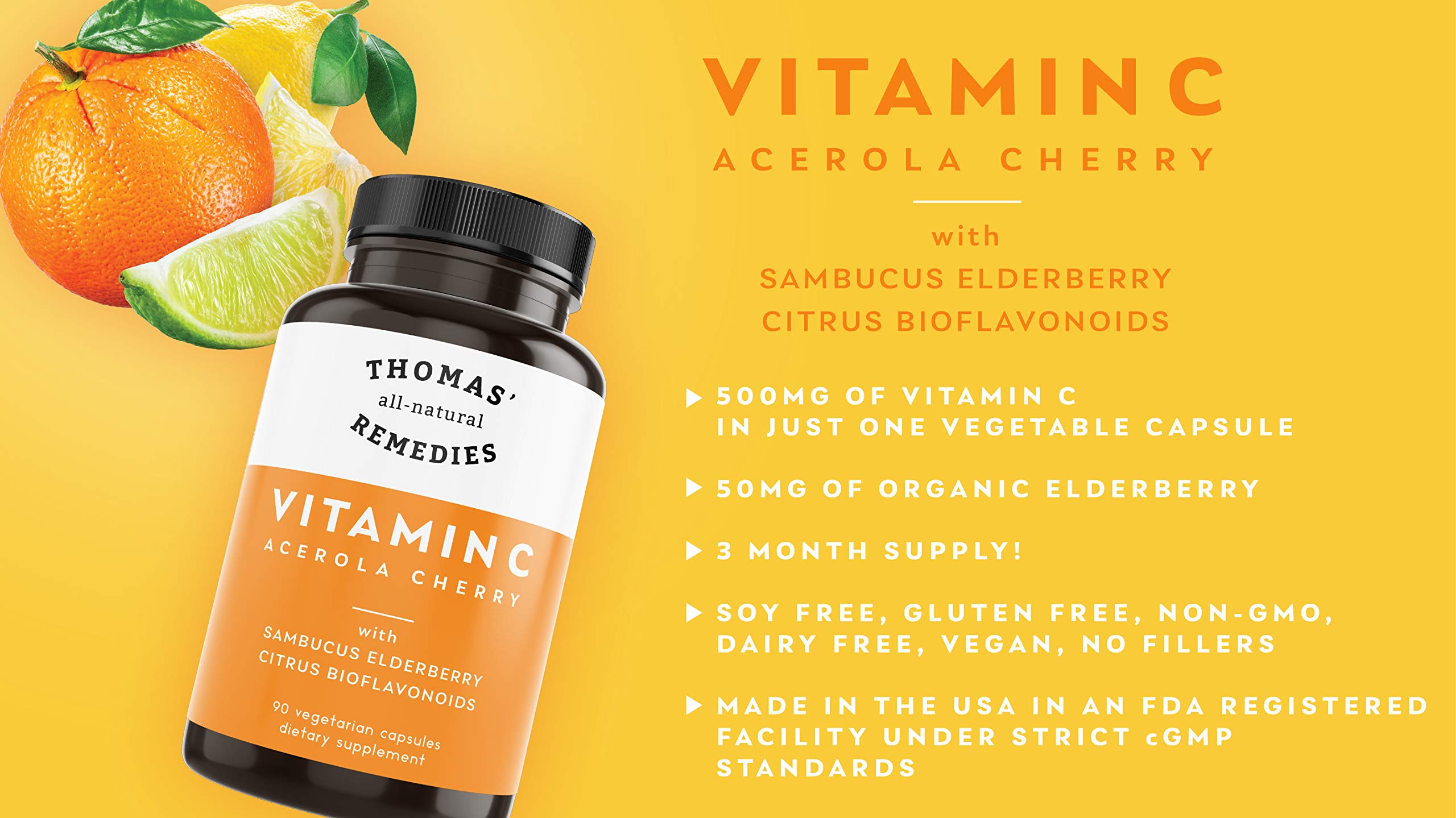 Etiqueta nutricional clara de Thomas' all-natural Remedies para toma informada