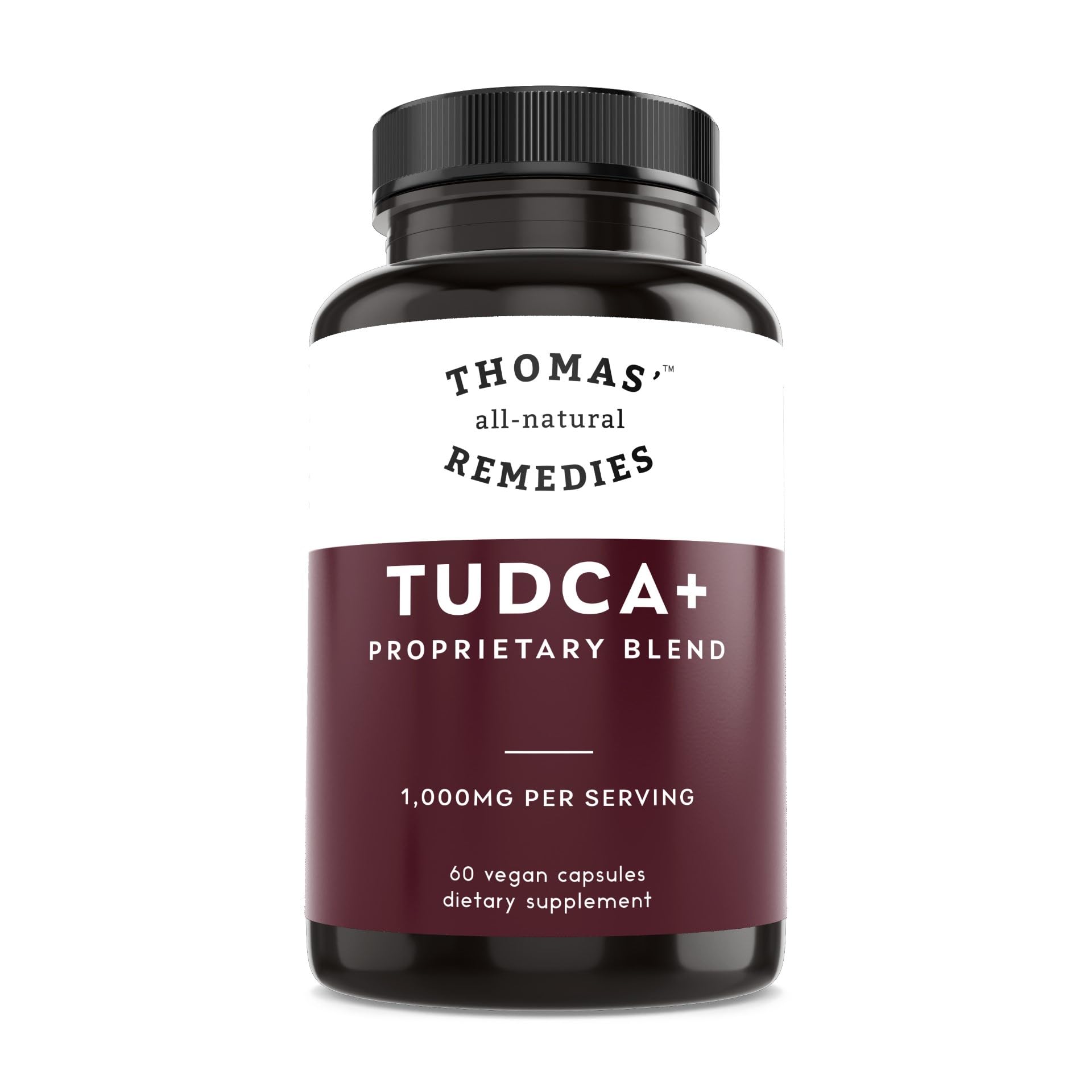 Thomas' Tudca vegano y no transgénico, sin rellenos.