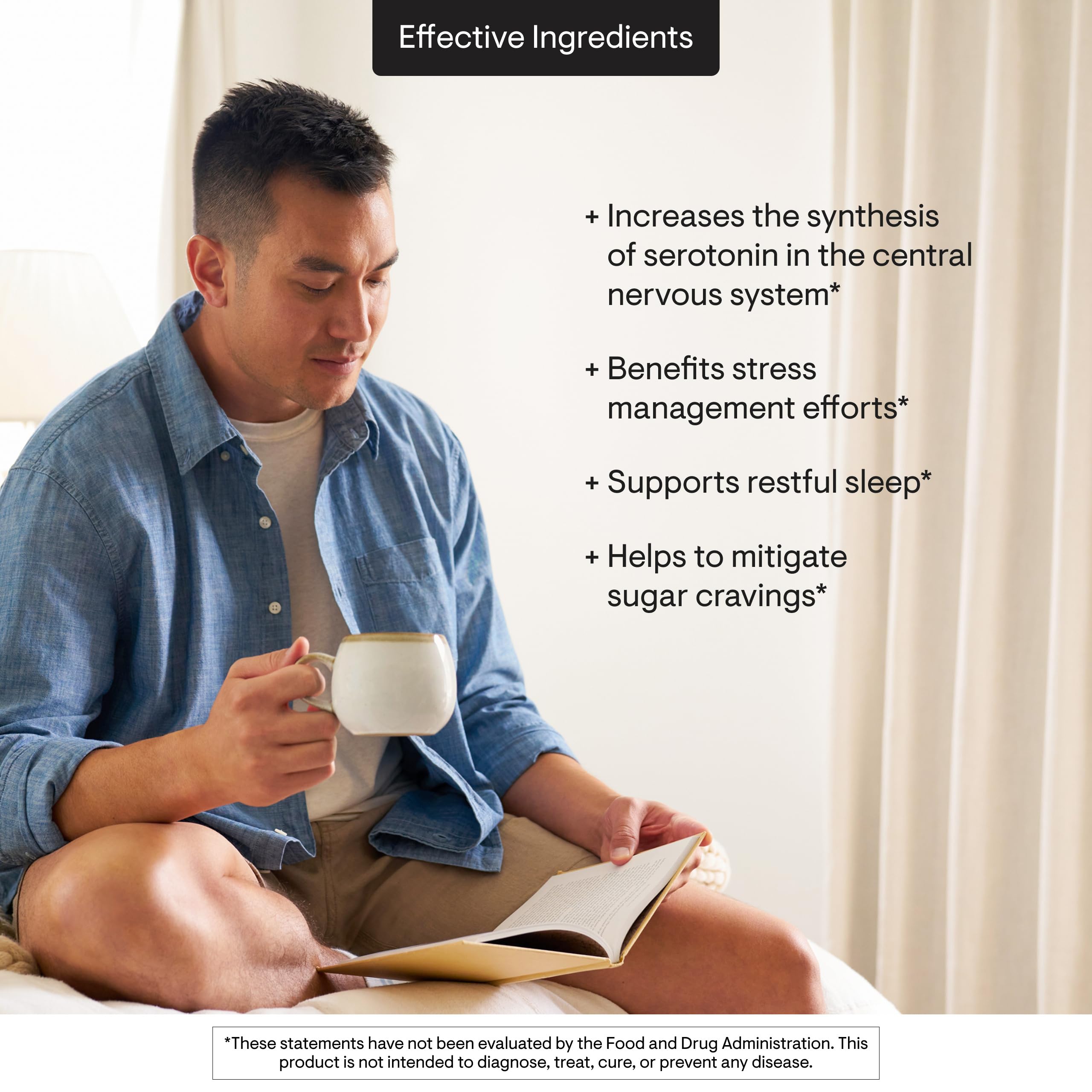 THORNE 5-HTP, contiene vitamina B6 para el bienestar general.