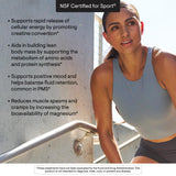 THORNE B-Complex 6 contraportada: certificación NSF para deporte seguro.