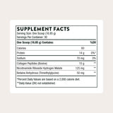 THORNE Collagen Fit scoop dispensing a measured serving for easy mixing