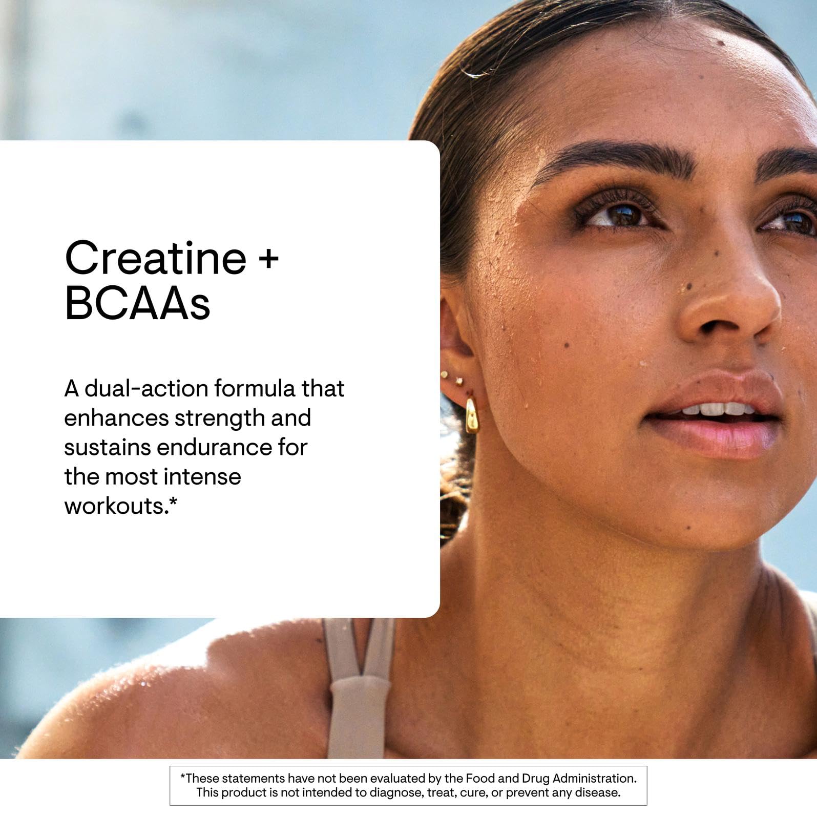 THORNE Creatina + BCAA: etiqueta NSF certificada para deporte