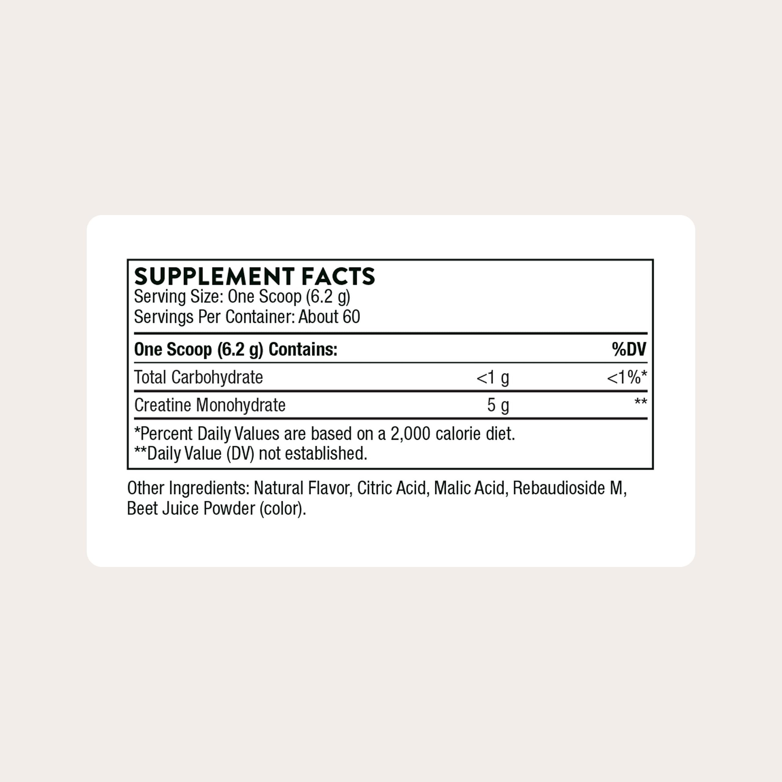 THORNE Creatine cuchara medidora: dosificación precisa para entrenamientos