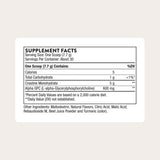 THORNE Creatine Alpha GPC medidor: dosis precisa para rendimiento sostenido.