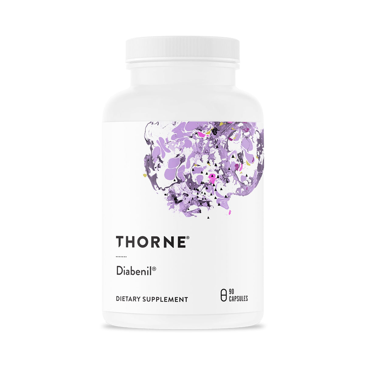 THORNE Diabenil: botella cercana para uso diario y comodidad