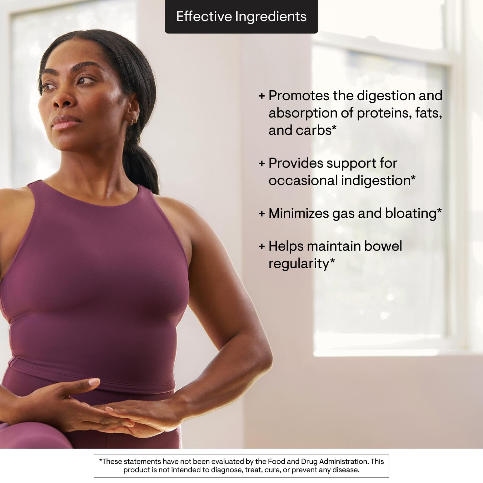 THORNE Digestive Enzymes ingredientes visual: mezcla de HCl, pepsina y bilis