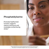 THORNE fosfatidilserina etiqueta legible facilita ver ingredientes y beneficios
