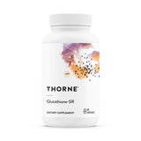 THORNE Glutathione-SR cápsulas para soporte antioxidante diario.