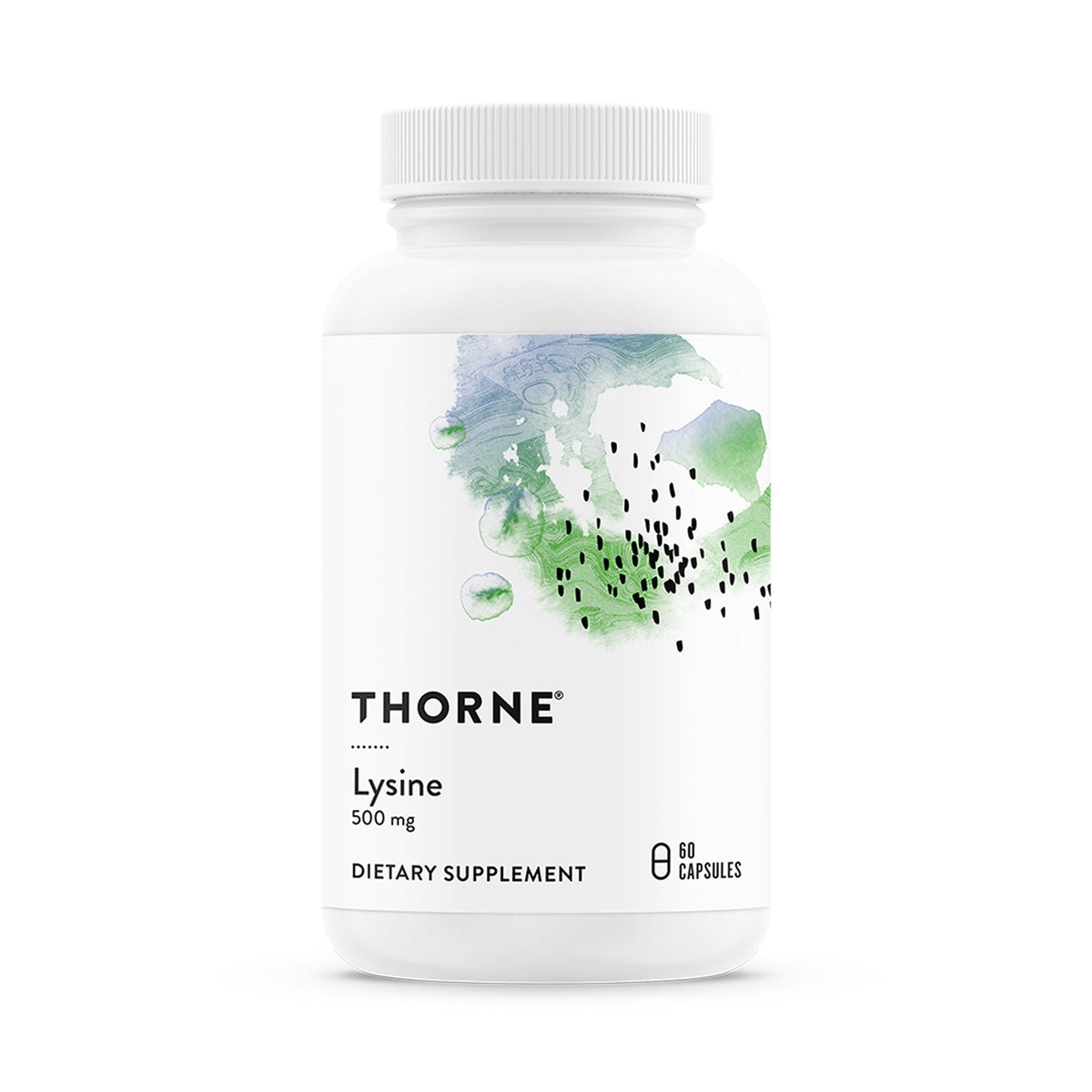THORNE lisina: cápsulas en blister para apoyo a la piel y defensa natural.