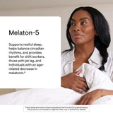 THORNE Melaton-5 etiqueta certificaciones: garantía de composición y seguridad
