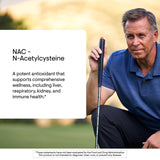 Thorne NAC 500mg - cápsula detallada, fácil de tragar.