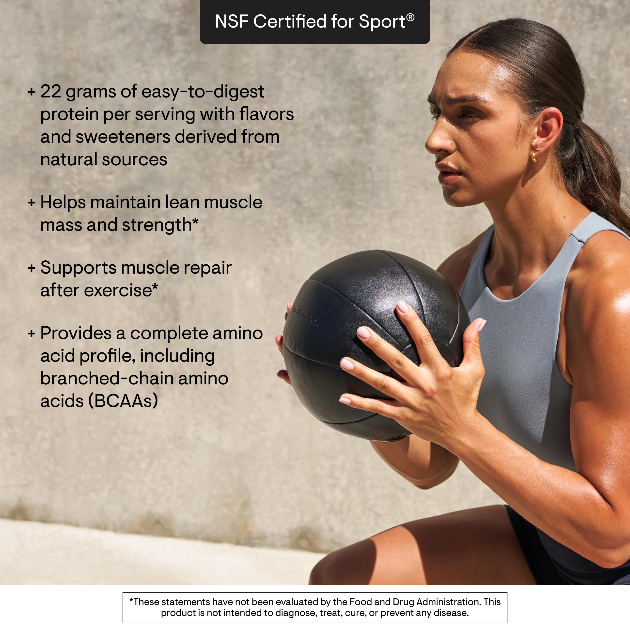 Etiqueta NSF de Thorne garantiza certificación para deporte.