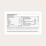 Etiqueta de THORNE RecoveryPro con proteína y BCAA para apoyo muscular.