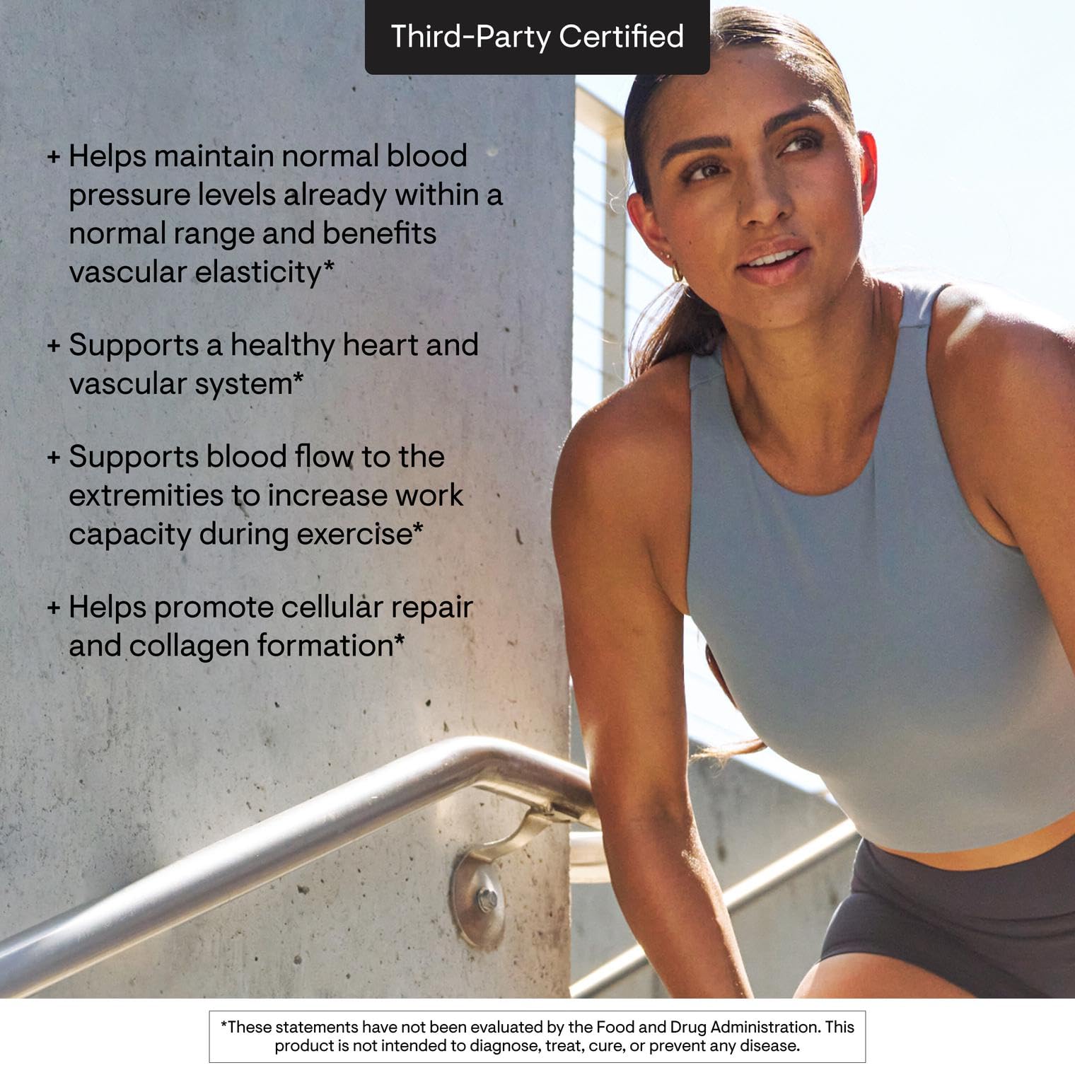 ATHLETA usando THORNE para rendimiento deportivo con L-Arginina