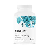 Thorne vitamina C 500 mg en botella de cápsulas para apoyo al sistema inmune
