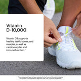 THORNE Vitamina D-10000: etiqueta frontal que destaca certificación