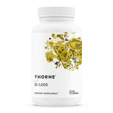 Thorne Vitamina D3 cápsulas: apoyo para huesos, dientes y músculos.