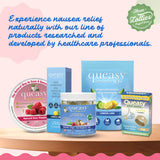 Three Lollies Queasy Drops Cola, ingredientes naturales y fabricación en EE. UU.