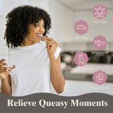 Three Lollies Queasy Drops fabricado en EEUU, cuidado profesional