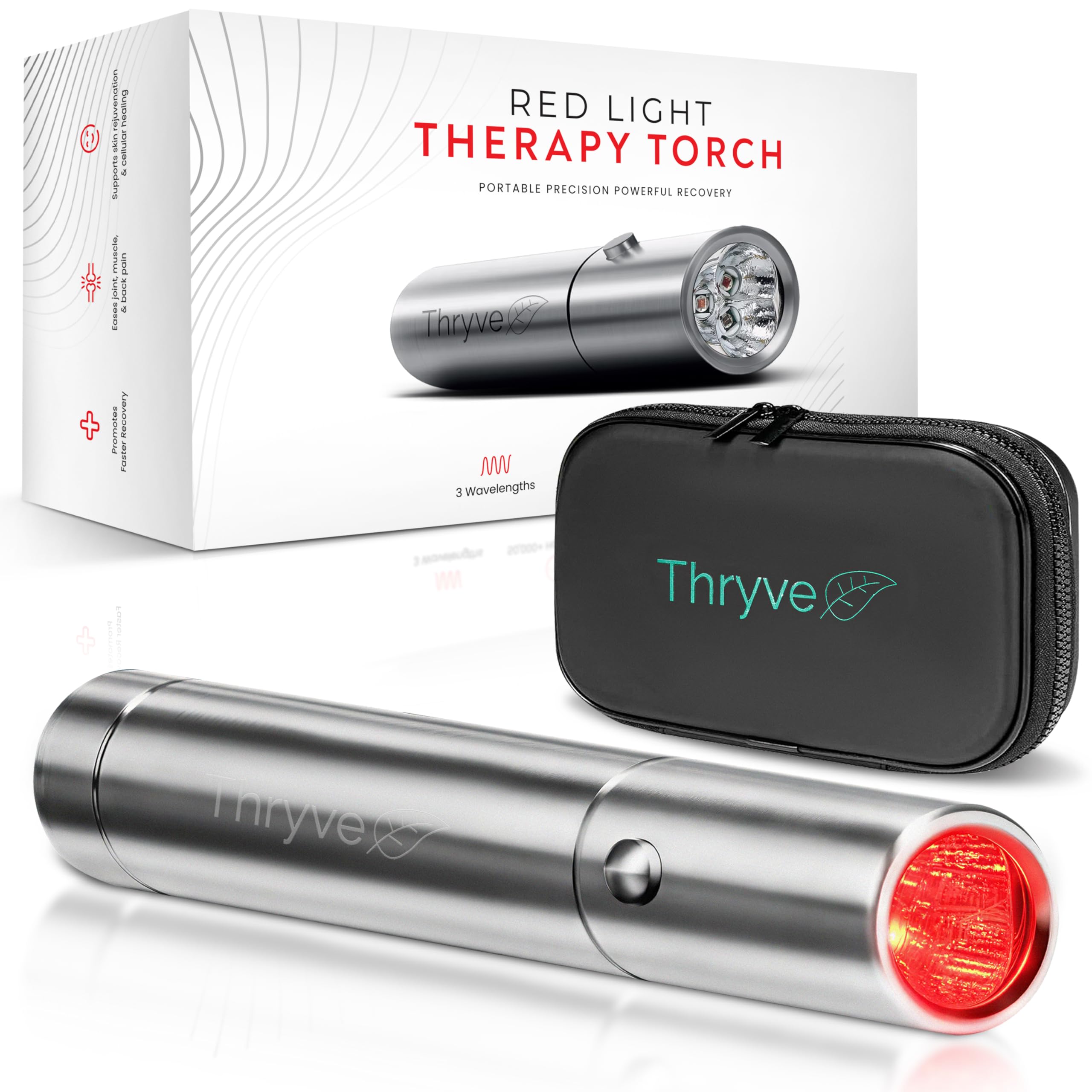 Lámpara Thryve de terapia con luz 630nm para uso diario y relajación suave