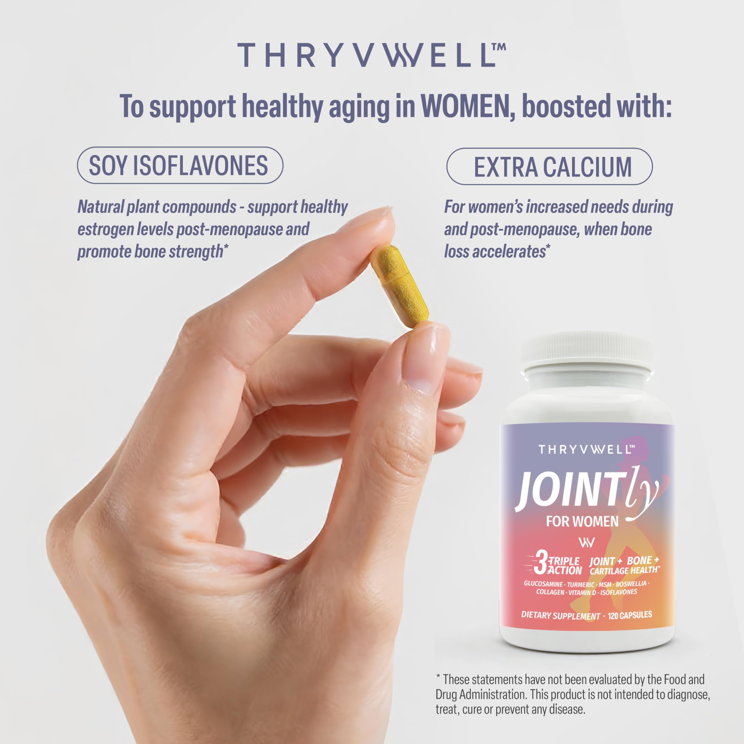 ThryvWell Jointly: cápsulas apiladas para visión de consistencia diaria.