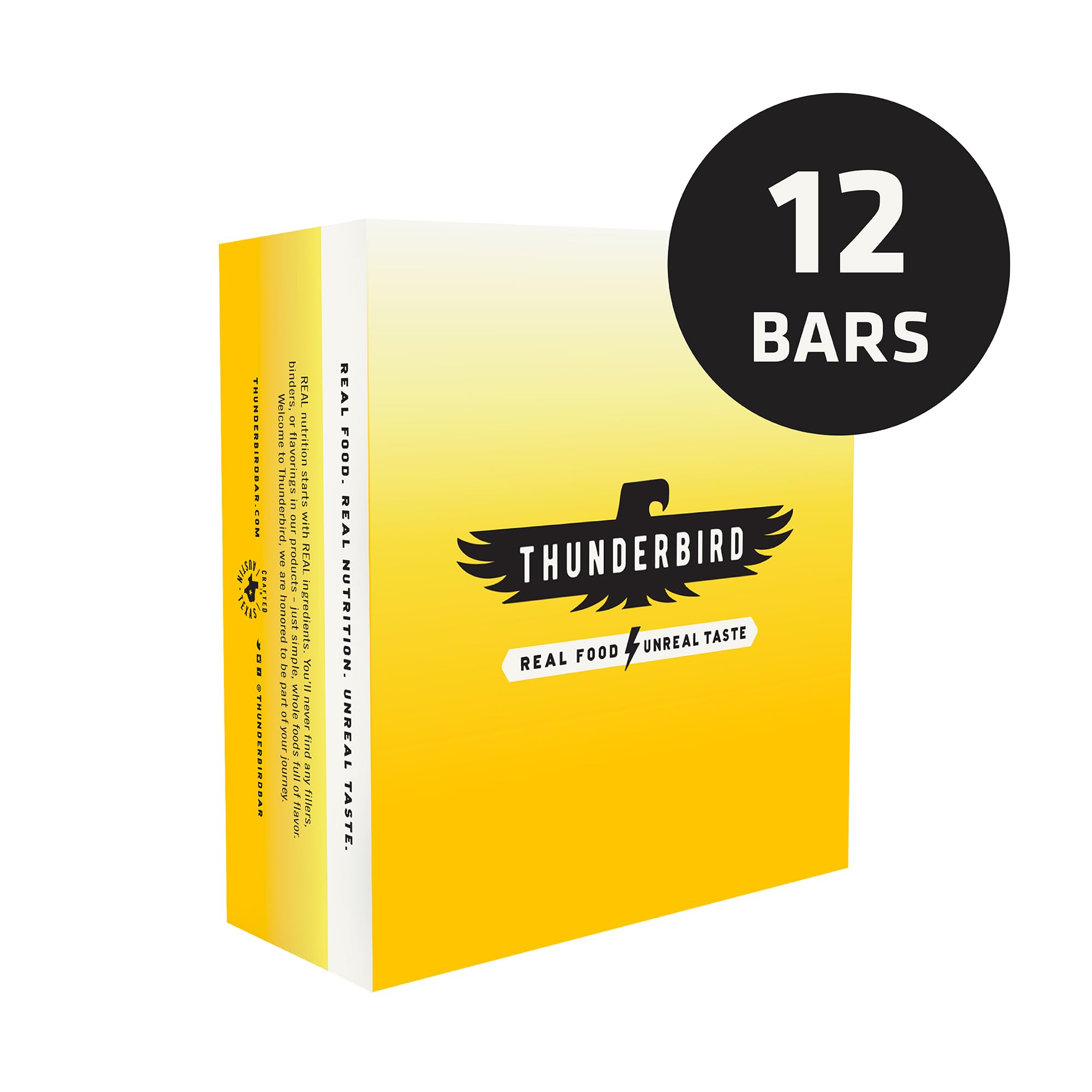 Thunderbird barra sin OGM, tentempié natural para excursiones diarias.