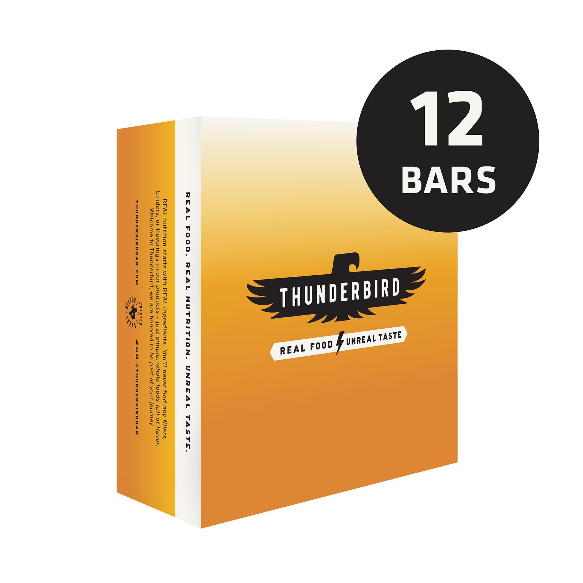 Presentación de Thunderbird Bars con 12 barras para llevar