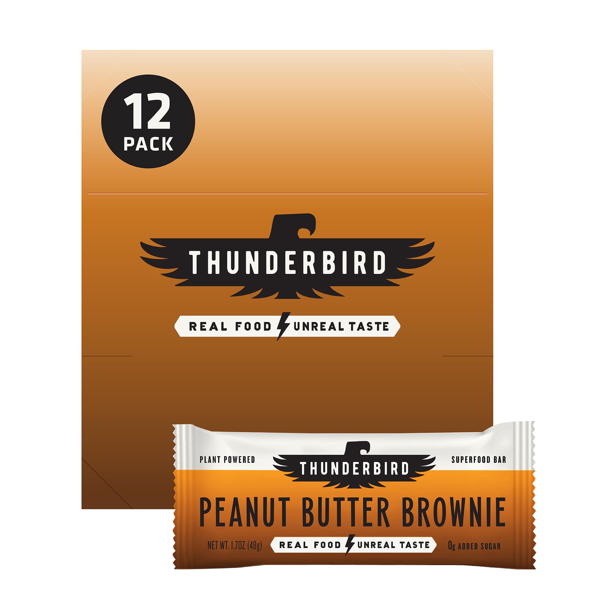 Barra Thunderbird Real Food, sin transgénicos para un snack limpio.