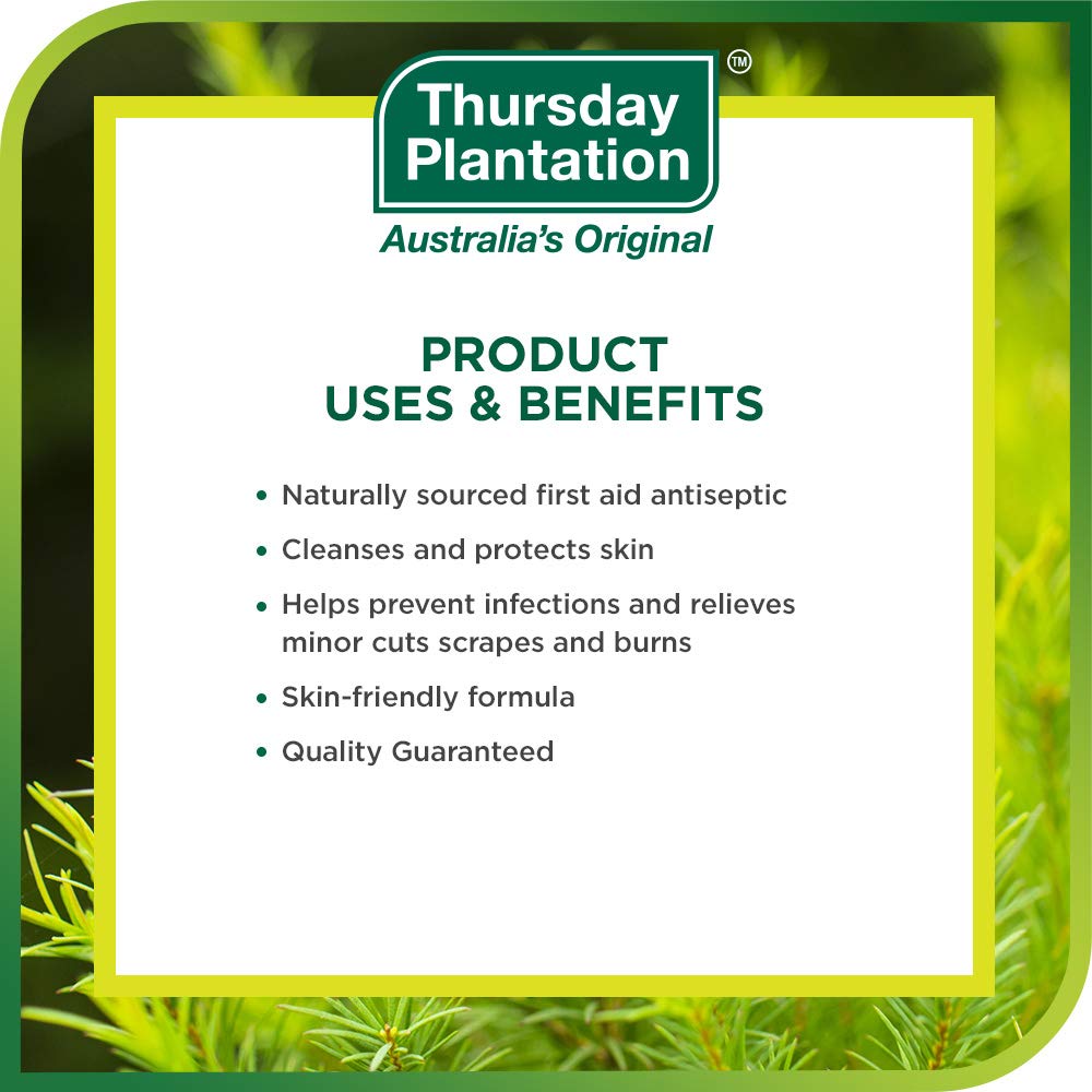 Thursday Plantation Aceite de árbol de té para limpieza suave de la piel