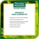 Thursday Plantation Aceite de árbol de té para limpieza suave de la piel