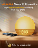 Thybro Despertador con temporizador de sueño para apagado gradual