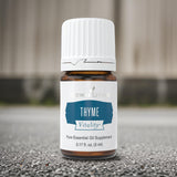 Aplicación por gotas de Thyme Vitality para sabor consistente