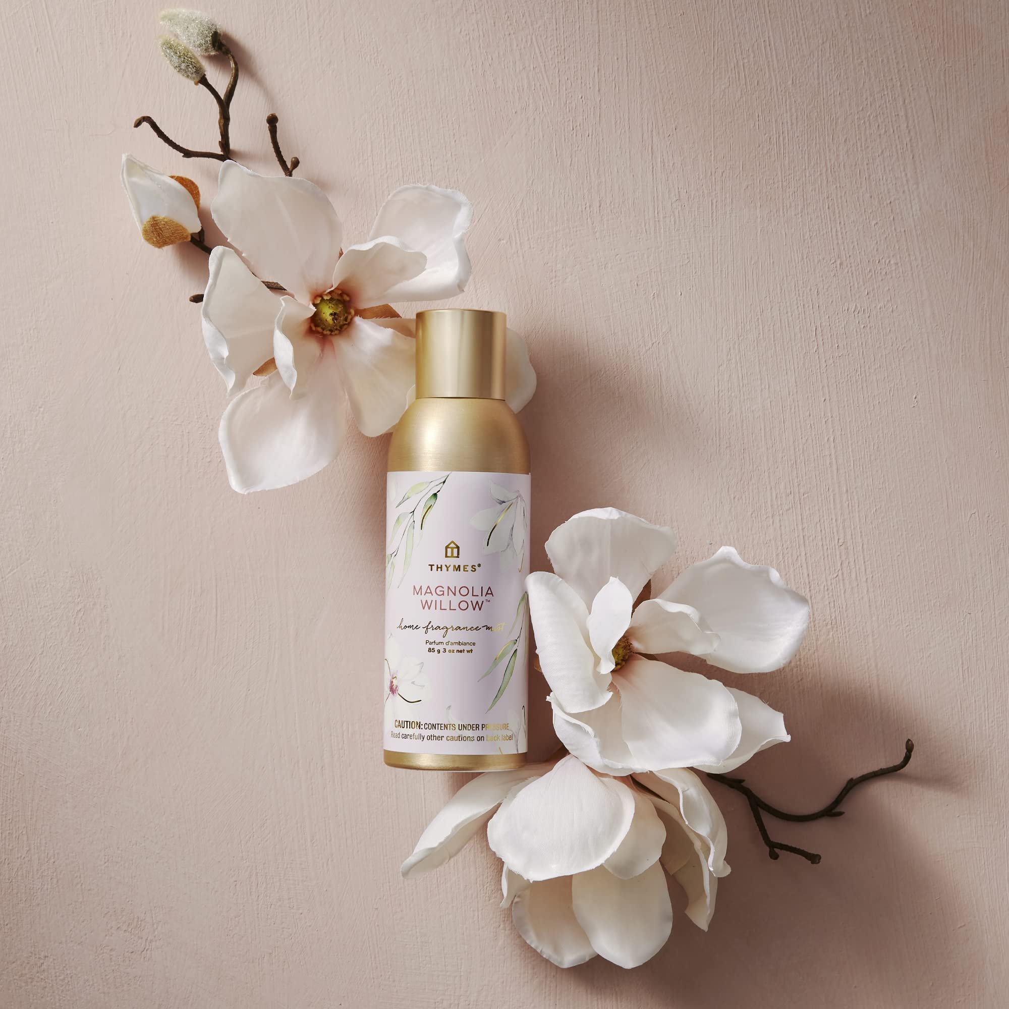 Empaque Thymes Magnolia Willow, caja elegante para regalo y almacenamiento.