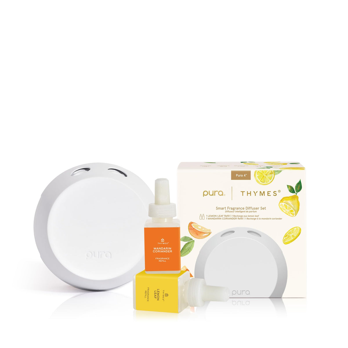 Difusor Thymes Pura 4 en enchufe con luz suave para salones