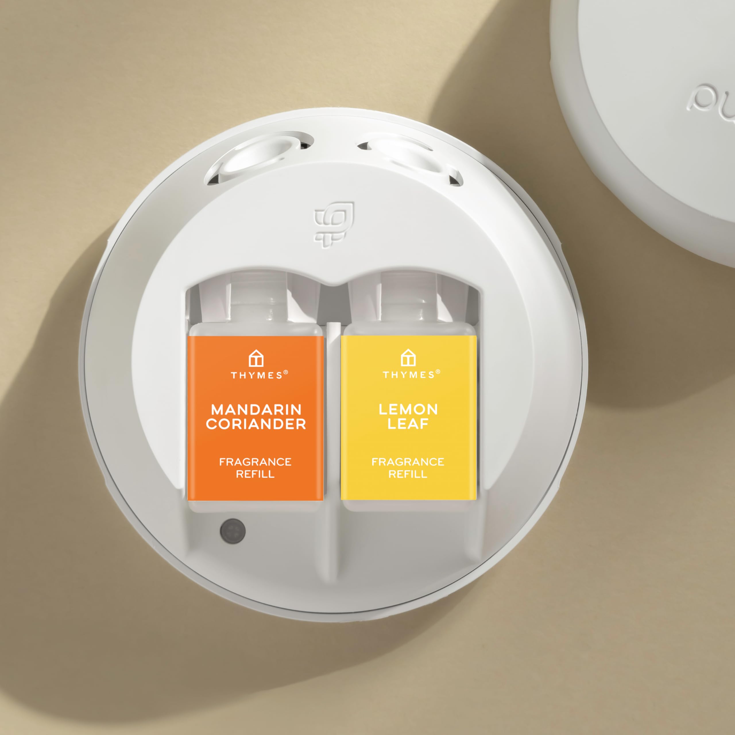 Detección automática de fragancia por Thymes Pura 4 para cambio suave