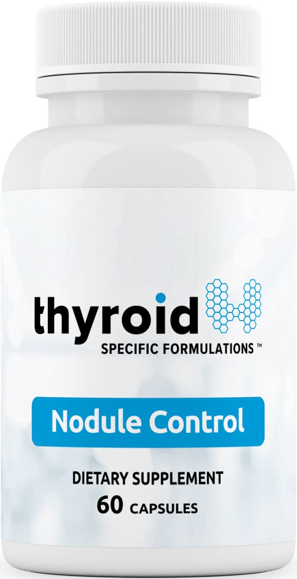 Thyroid Specific Formulations Nodule Control: botella con dosis diaria para apoyo natural