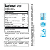Thyroid Specific Formulations Nodule Control: etiqueta destacando libre de yodo y no GMO