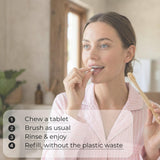 Kit de viaje Tidalove con 248 tabletas para varios meses.