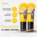 TIDL aplicación limpia sin grasa ni manchas en la ropa.