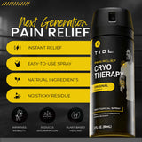 TIDL spray con arnica y mentol para alivio rápido y crio-relajante.