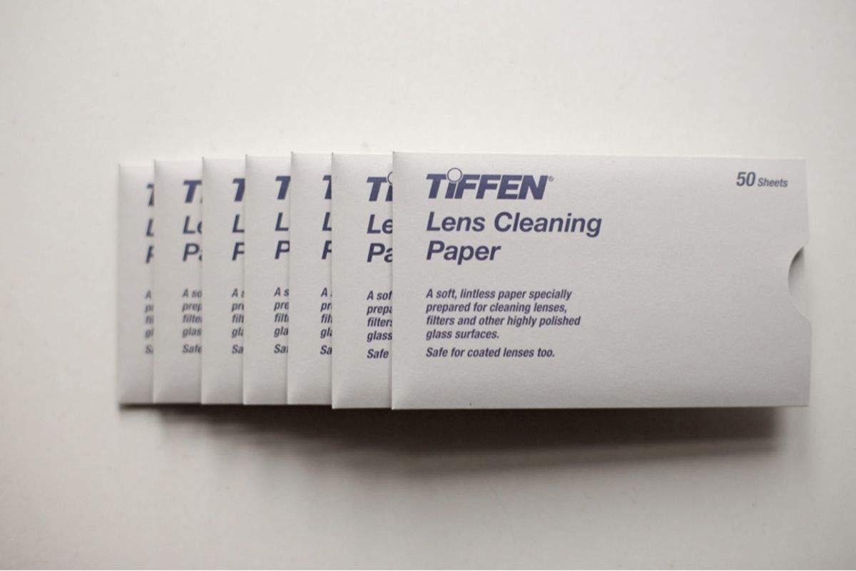 Papel de limpieza Tiffen para uso diario de lentes y dispositivos ópticos.